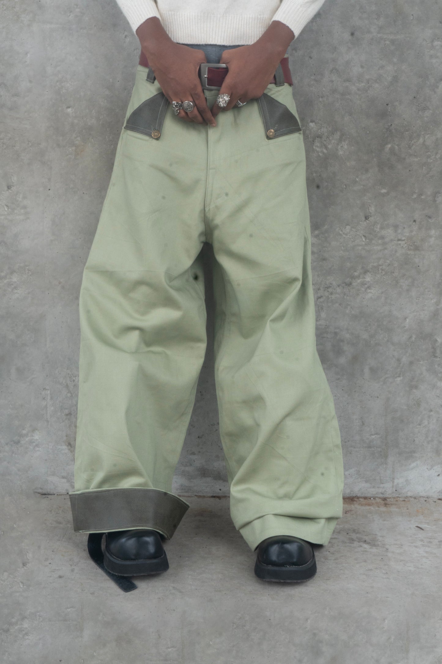 GREEN SNAKE DENIM