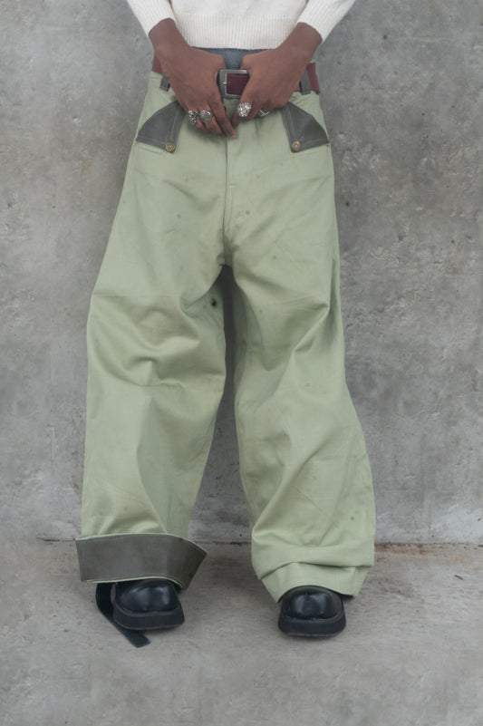 GREEN SNAKE DENIM